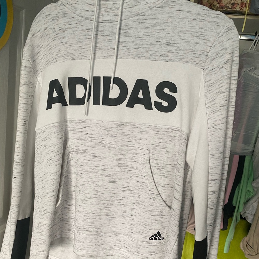 Adidas cropped sweatshirt!